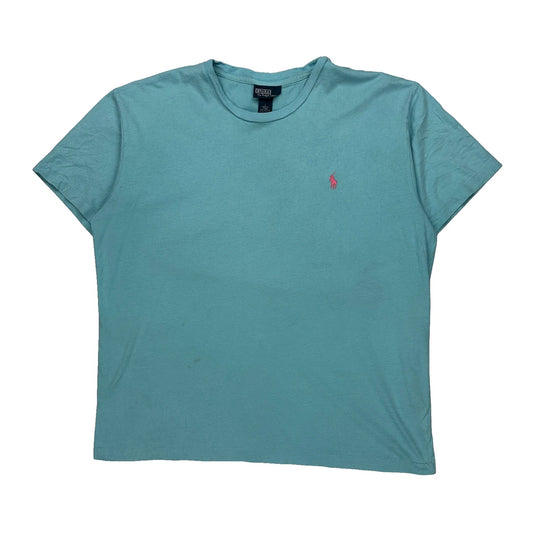 Polo By Ralph Lauren T-Shirt - Large Blue Cotton