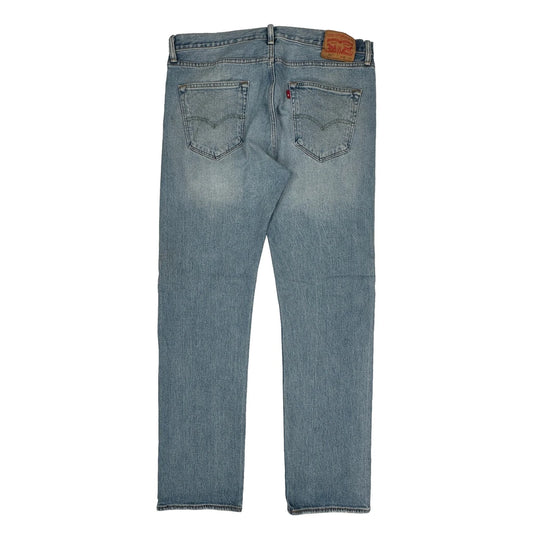 501 Levis Jeans - 36W 34L Light Wash Cotton
