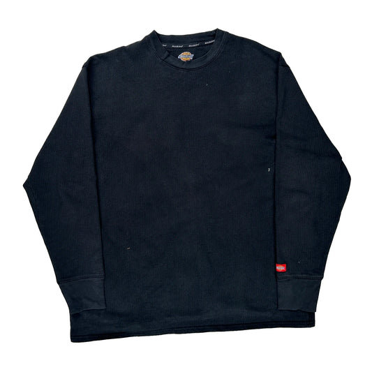 Dickies Long Sleeve T-Shirt - 2XL Black Cotton