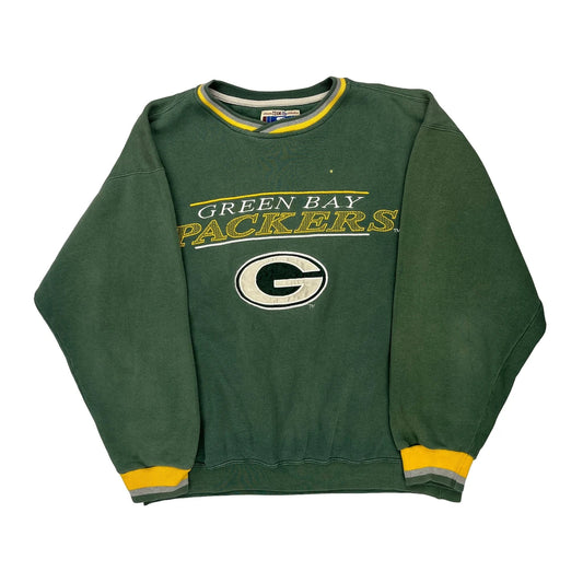 Green Bay Packers Starter Nfl Sweatshirt - Large Green Cotton