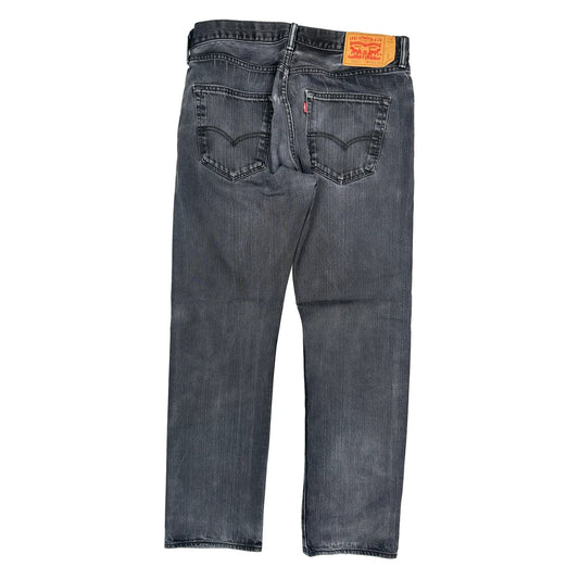 501 Levis Jeans - 35W 30L Grey Cotton