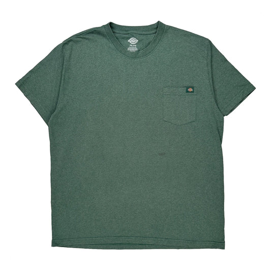 Dickies T-Shirt - 2XL Green Cotton Blend