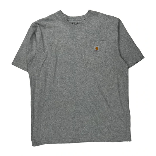 Carhartt Tall T-Shirt - XL Grey Cotton