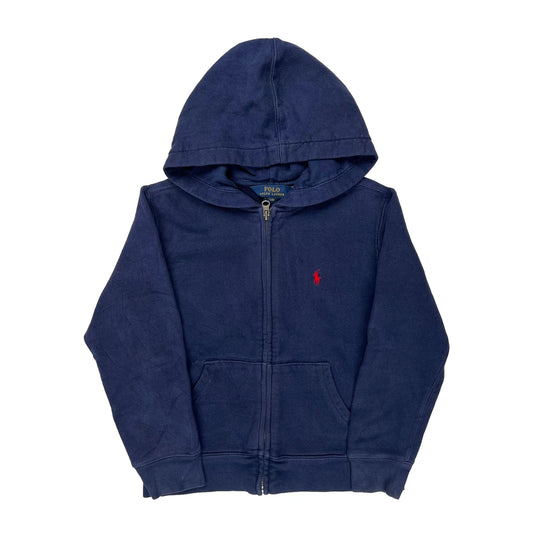 Age 6-7 Polo By Ralph Lauren Hoodie - Small Blue Cotton