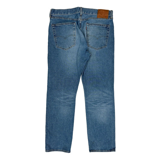 501 Levis Jeans - 36W 32L Blue Cotton