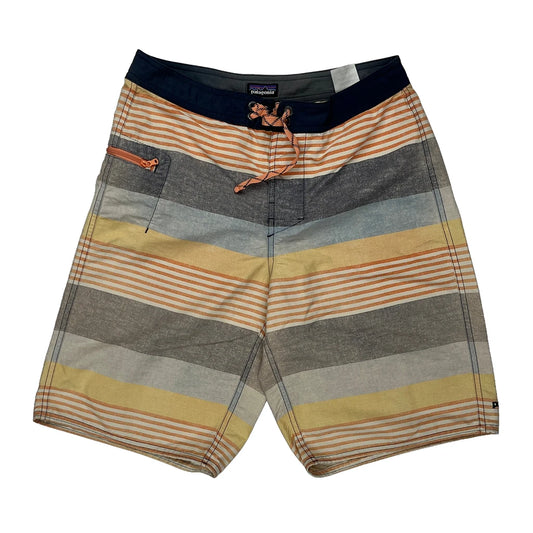 Age 10 Patagonia Striped Shorts - 26W 10L Multicoloured Polyester