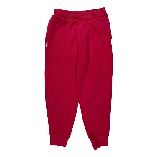 Age 6-8 Polo By Ralph Lauren Joggers - Medium Pink Cotton