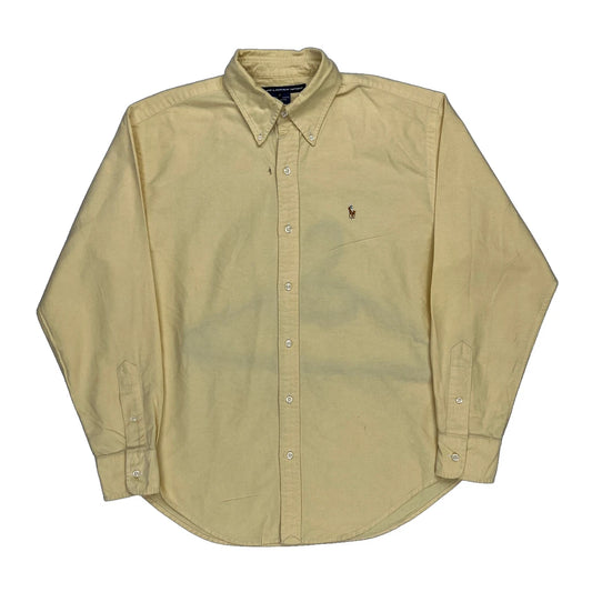 Ralph Lauren Sport Shirt - Small Yellow Cotton