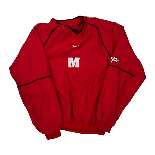 Maryland Terrapins Nike College Windbreaker - Small Red Polyester