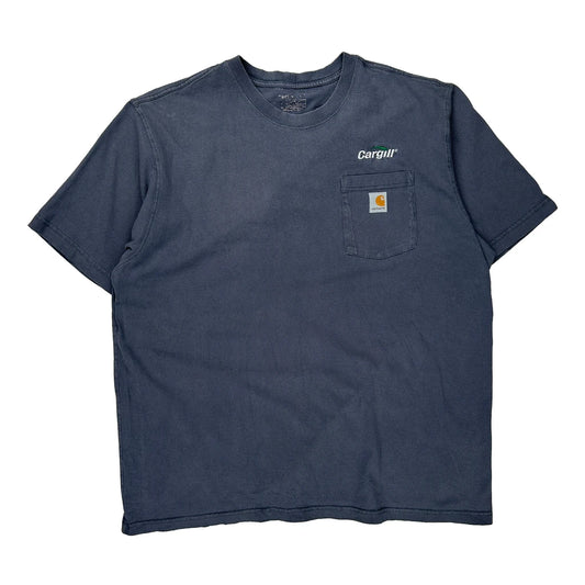 Cargill Carhartt T-Shirt - XL Blue Cotton