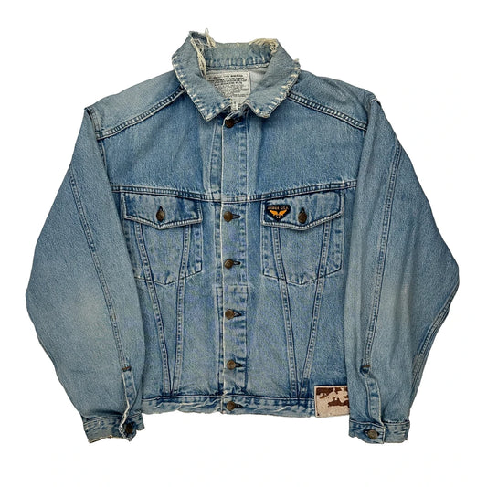 Avirex Denim Jacket - Large Light Wash Cotton