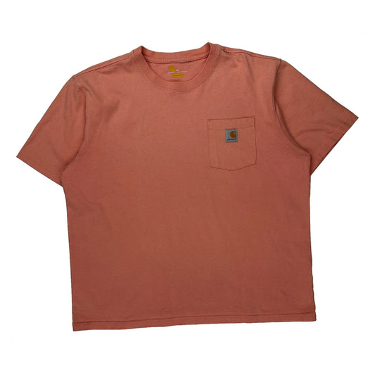 Carhartt T-Shirt - XL Orange Cotton