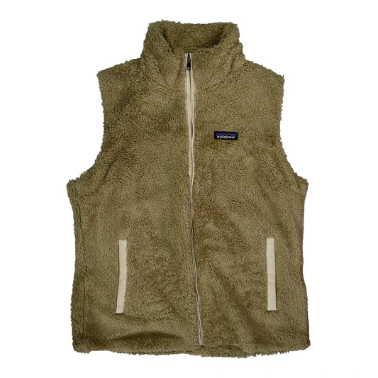 Patagonia Fleece Gilet - Large Beige Polyester