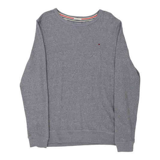 Vintage grey Tommy Hilfiger Sweatshirt - mens large