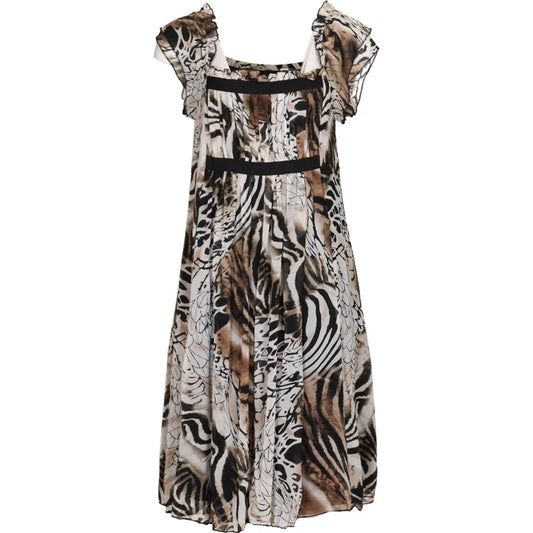 Vintage brown Unbranded Mini Dress - womens large