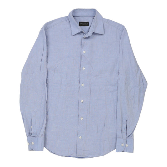 Vintage blue Emporio Armani Shirt - mens medium