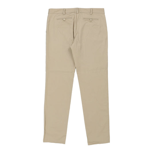 Vintage beige Armani Jeans Trousers - womens 34" waist