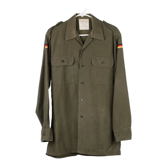 Vintage khaki 1989 Germany Unbranded Shirt - mens medium