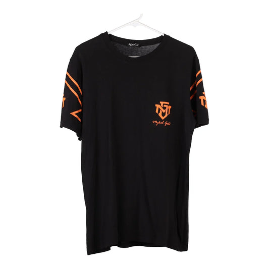 Vintage black Mykol Gold T-Shirt - mens large