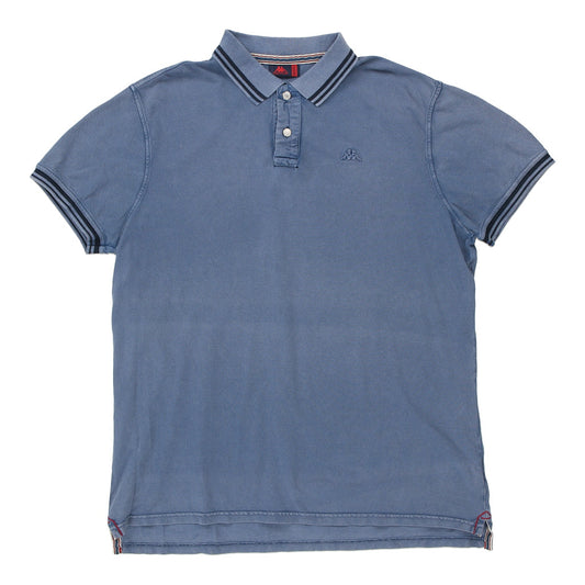 Vintage blue Kappa Polo Shirt - mens xxx-large